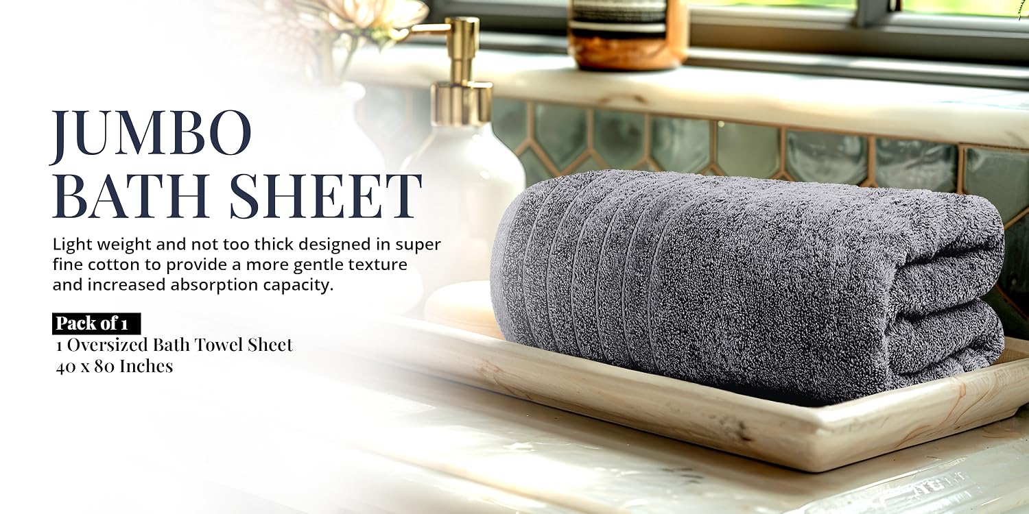 TENS TOWELS Premium Cotton Bath Towels, Oversized Bath Sheets, Towel Sets and Everyday Bathroom Essentials for a Softer, More Comfortable Home